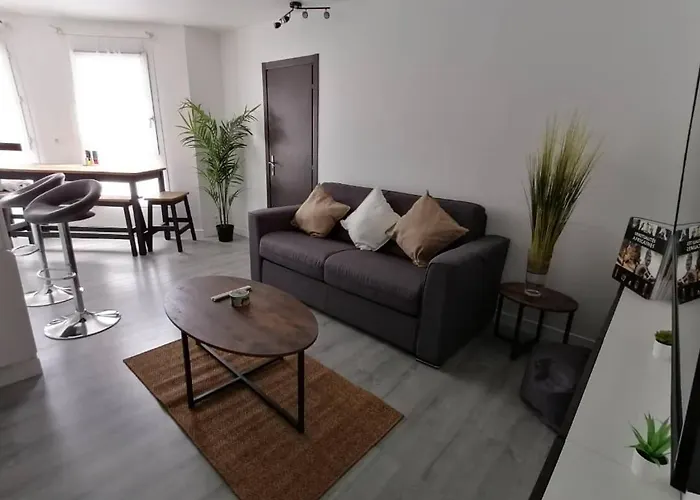Great Bright And Spacious Apart + Private Parking Louvres photo