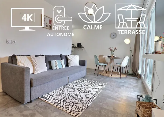 Фото Апартаменты Le Cocon De Saulx, Elegant 2P A 25Min De Paris