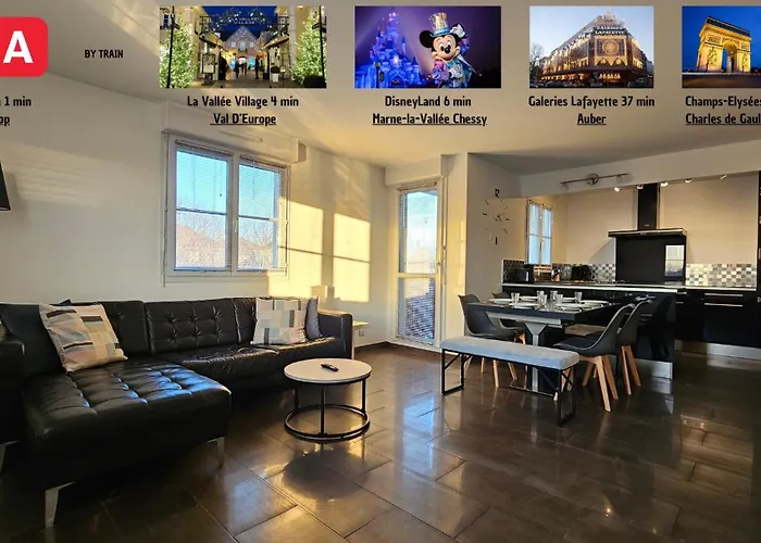 foto di Appart 3 Chambres-Gare 1 Min-Disneyland Paris 6 Min Bussy-Saint-Georges