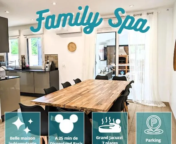 Maison Familiale Avec Spa Villa Fontenay-Trésigny foto