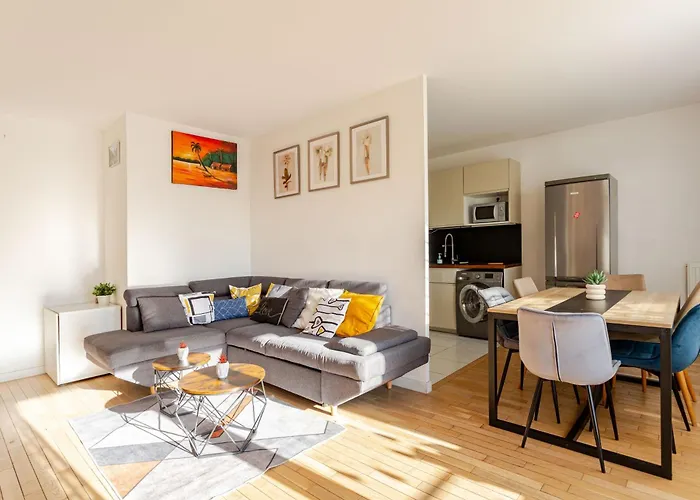 Comfy Flat For 8 Guests With On View Eiffel Tower Apartment Villejuif photo