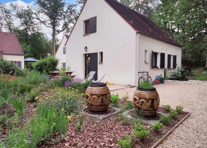 صورة Maison De Charme A Arbonne-La-Foret Avec Terrasse-Jardin Verdoyant Corne-Biche