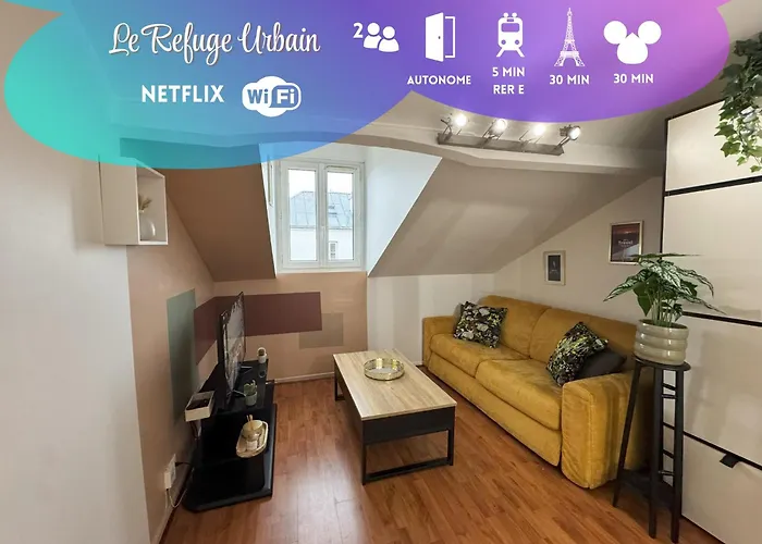 Le Refuge Urbain - Comfy Studio Near Paris And Disneyland 르페뢰쉬르마른 사진
