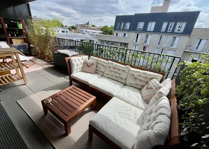 Beautiful Apartment With Big Terrace Near Paris 蒙特勒伊照片