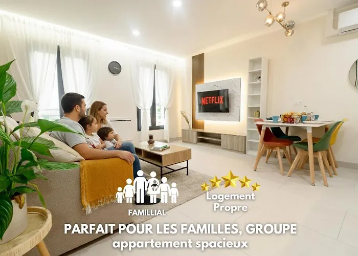La Confortable - Spacieux T3 Familial 6Pers - Bonn'Appartts-Sur-Seine Bonnieres-sur-Seine foto