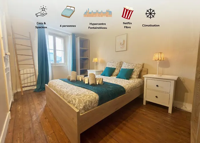 Hypercentre Fontainebleau -Tout Confort 2 Chambres 사진