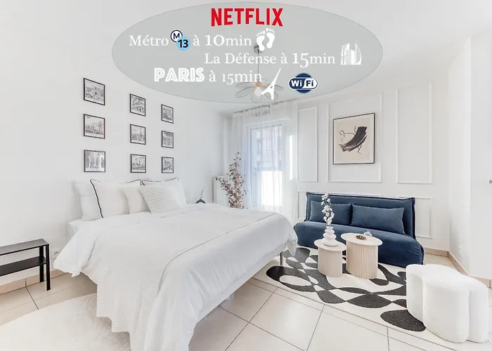 Apartmán L'Ecrin Piano, Chic Near Paris Asnières fotorgafie
