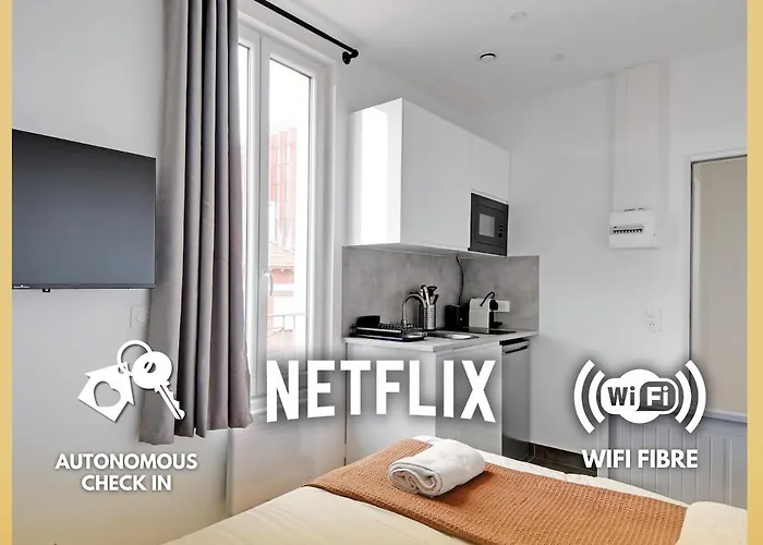 Studio Cozy - By So Homy, - 1 Bed Room 2 People Ris-Orangis照片